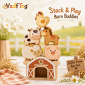VzdfTng™ Barn Buddies Wooden Stacking Toy