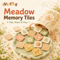 VzdfTng™ Meadow Memory Tiles – Floral & Woodland Matching Game
