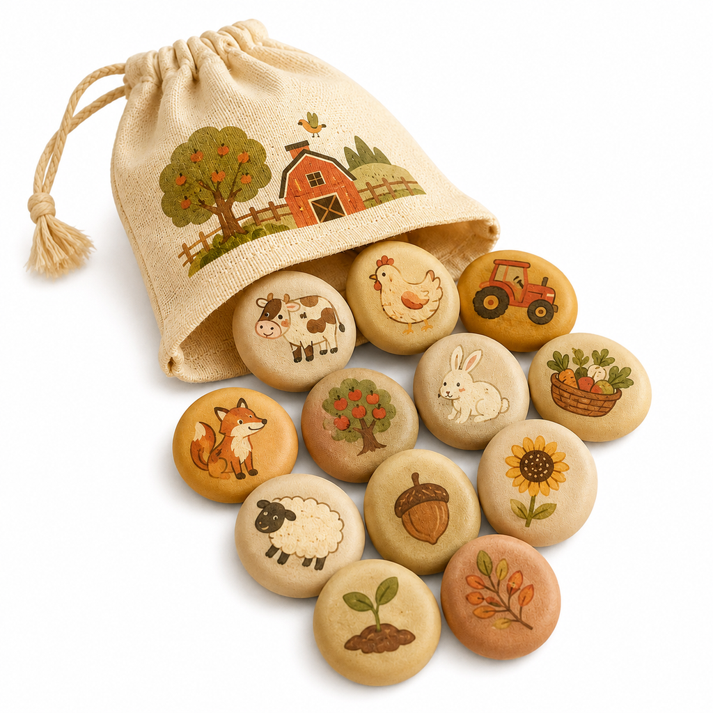 VzdfTng™ Pocket Farm Story Stones Set