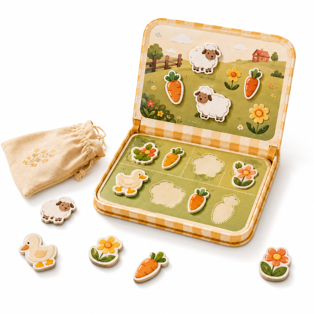 VzdfTng™ Magnetic Meadow Matching Playset