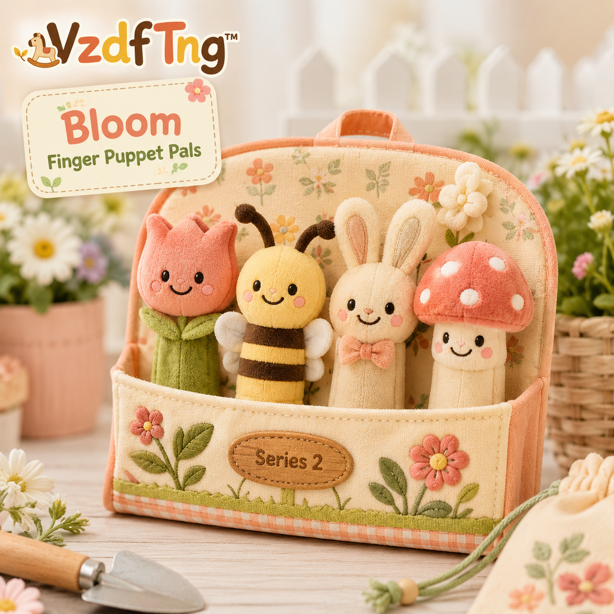 VzdfTng™ Bloom Garden Finger Puppet Pals